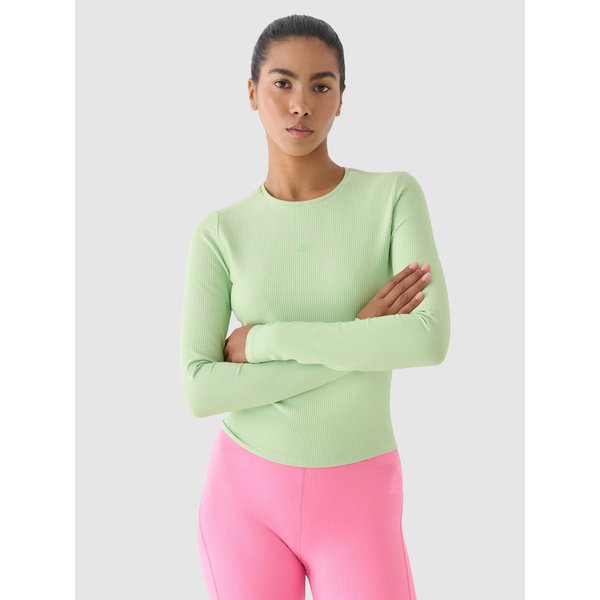 Longsleeve damski TFLOF250 4F - zielony