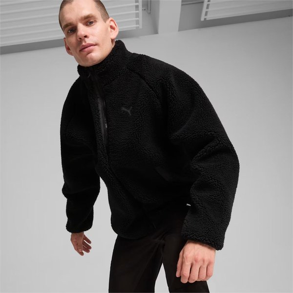Polar męski Reversible Sherpa Jacket Puma - czarny