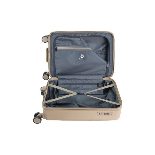 Walizka na kółkach Focus S 33L Discovery - złota