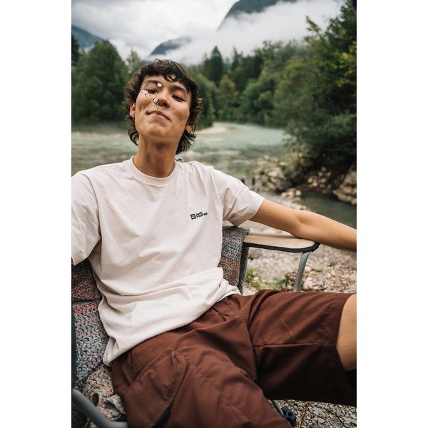 Koszulka męska Essential Jack Wolfskin - cotton white