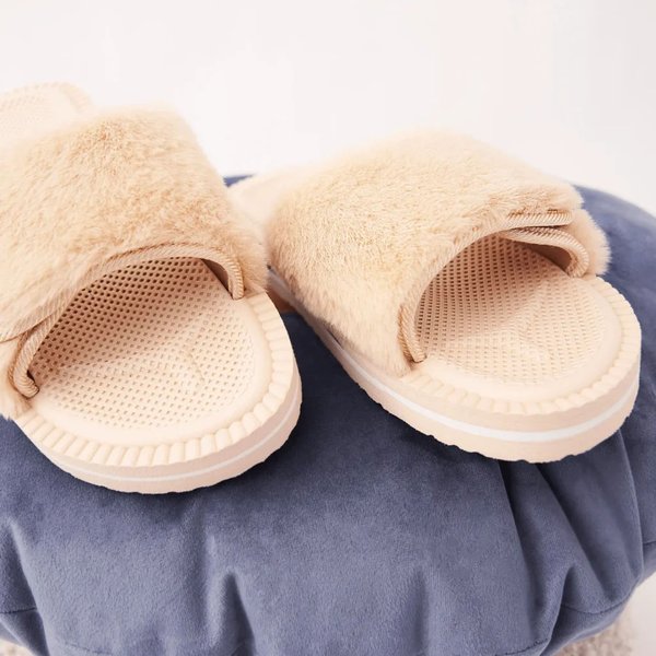 Klapki Rzep Futerko Wm's Kubota - beżowe