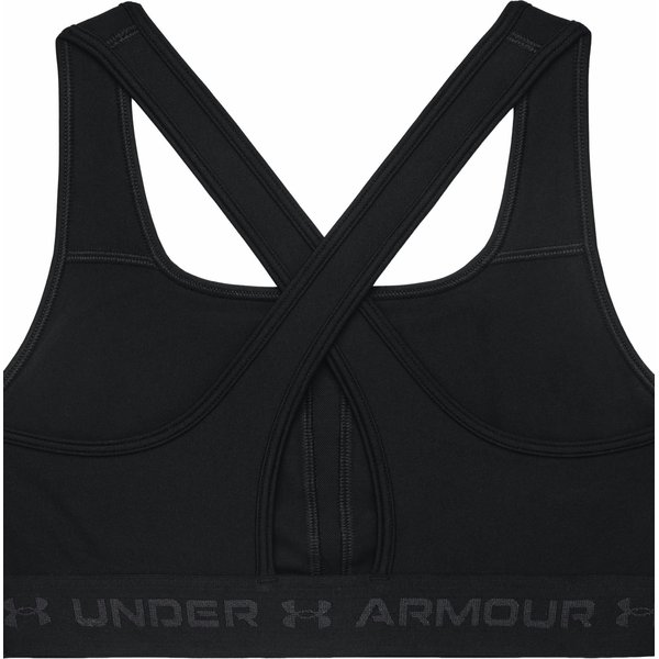 Biustonosz sportowy damski Crossback Mid Bra Under Armour - black