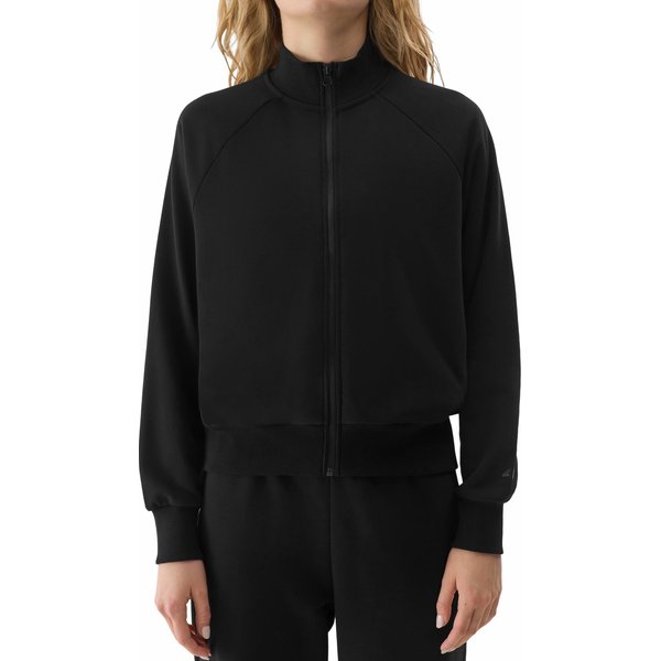 Bluza damska 4FWSS24TSWSF1056 4F - głęboka czerń