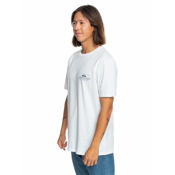 Koszulka męska Linebyline Tees Quiksilver - biała