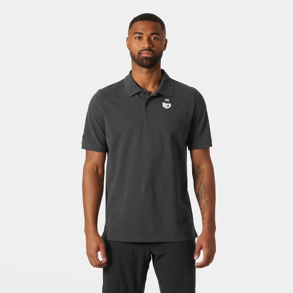 Koszulka męska polo Marstrand Helly Hansen - ebony
