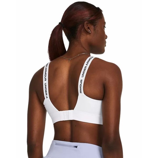 Biustonosz sportowy damski Infinity High Bra Under Armour - biały