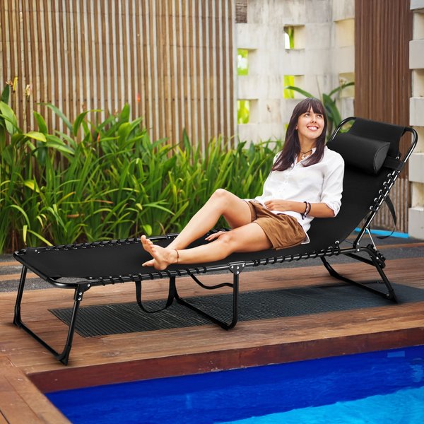 Łóżko plażowe, leżak Outtec