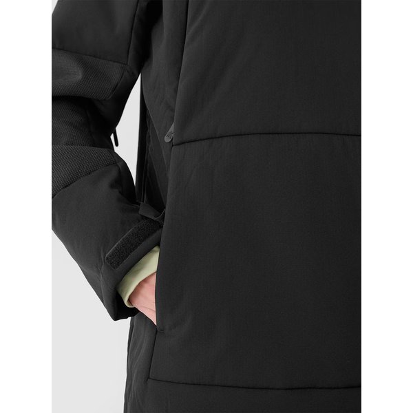 Kurtka snowboardowa damska TTJAF585 4F - głęboka czerń