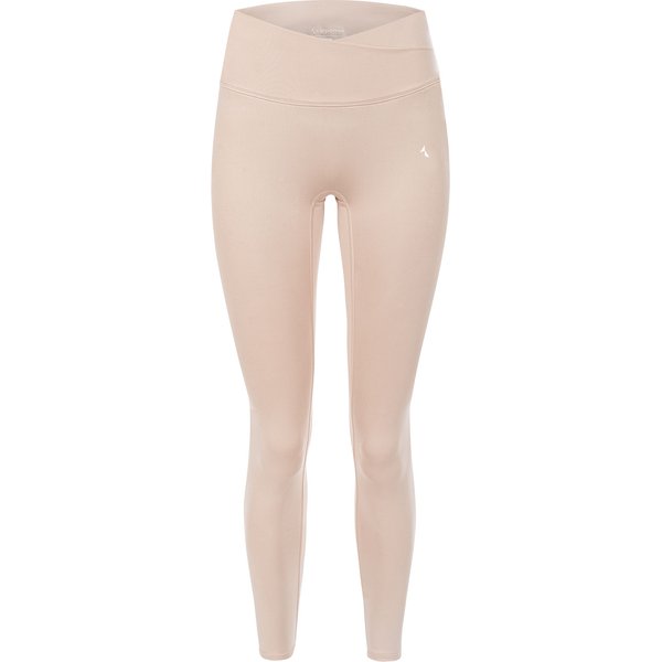 Legginsy pół-bezszwowe damskie Crossover Carpatree - beżowe