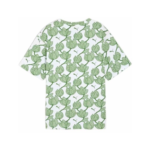 Koszulka damska Ess+ Blossom Tee Puma - Archive Green