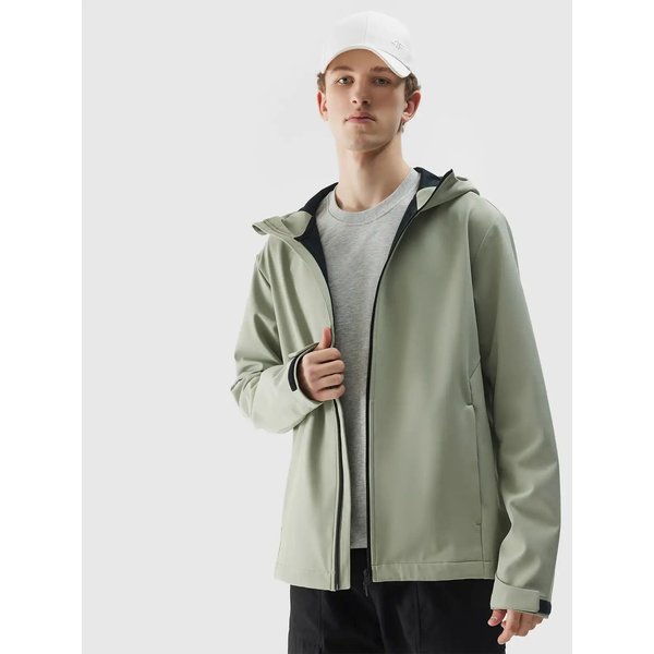 Softshell męski TSOFM324 4F - oliwkowy