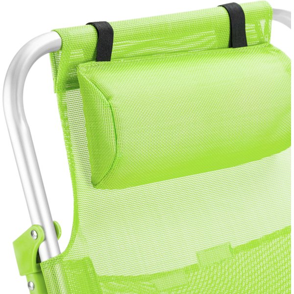 Krzesło plażowe z funkcją leżaka Sun Lite 2w1 Outtec - lime