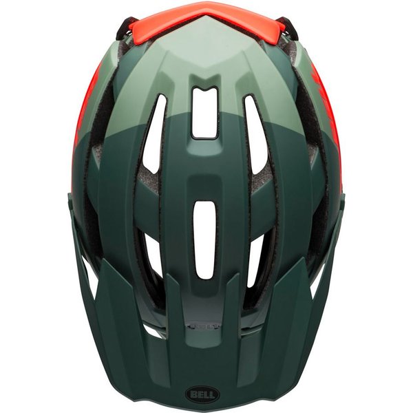 Kask full face Super Air R Mips Spherical Bell - matte gloss green infrared