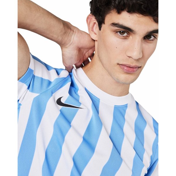 Koszulka męska Striped Division IV Jersey Nike - biała/jasnoniebieska