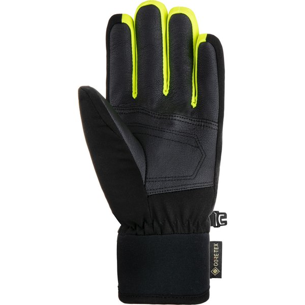Rękawice narciarskie juniorskie Travis Gore-Tex Reusch - czarny/szary/żółty