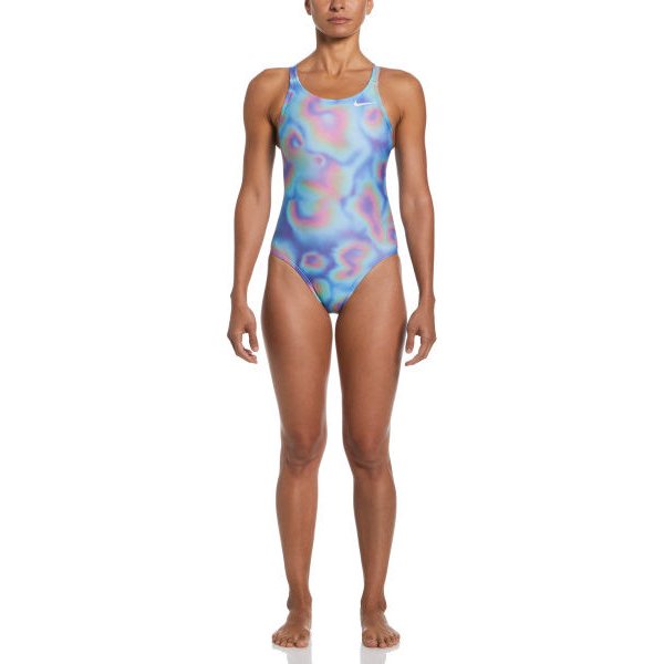 Strój kąpielowy damski Hydrastrong Multi Nike Swim - cool multi