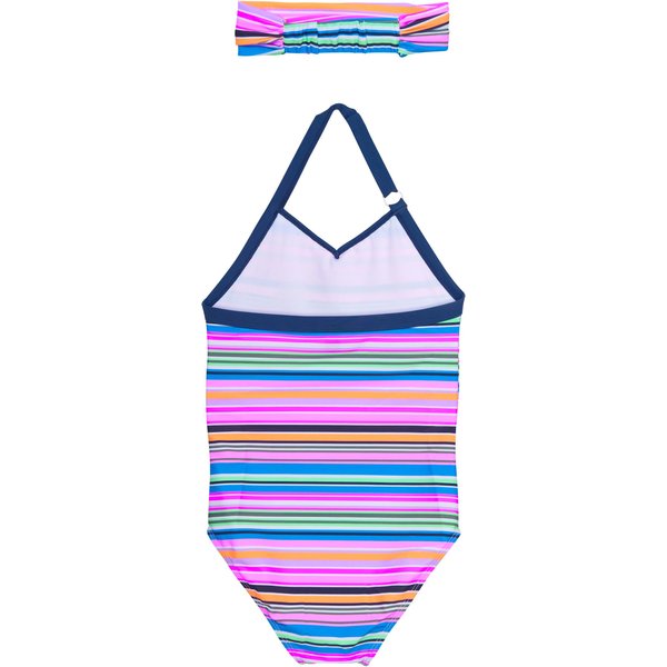 Strój kąpielowy dziewczęcy Headband Color Kids - azure blue