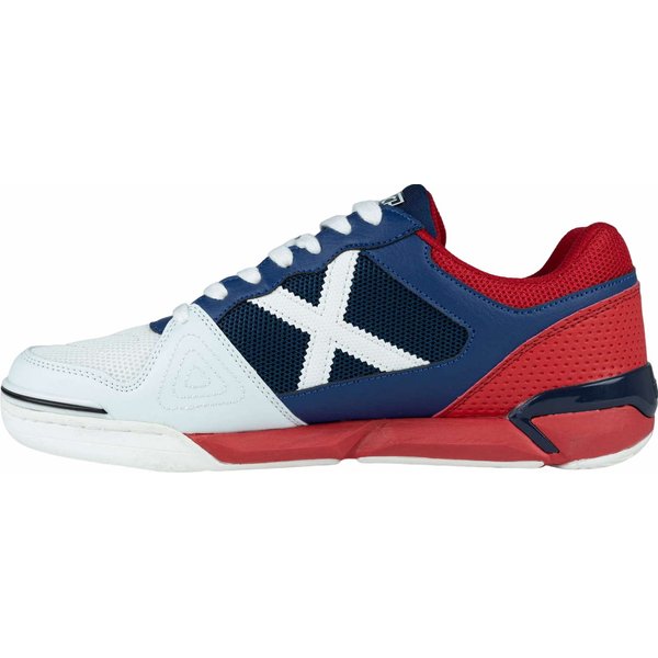 Buty piłkarskie, halowe One Munich - granatowy/czerwony