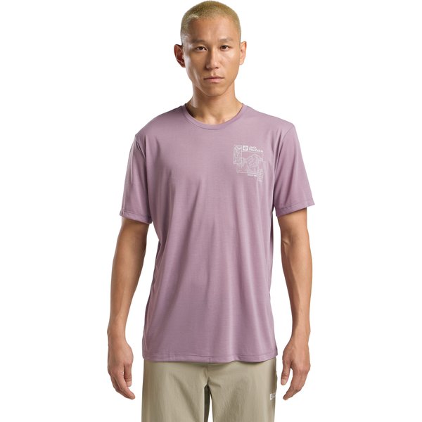 Koszulka męska Vonnan Graphic Jack Wolfskin - wild blossom