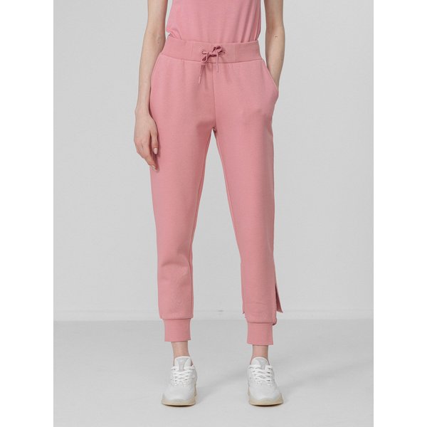 Spodnie dresowe damskie H4Z22 SPDD350 4F - różowa