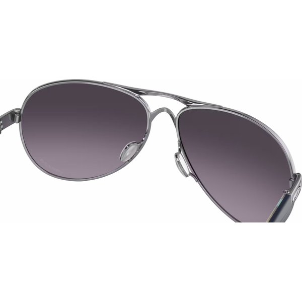 Okulary przeciwsłoneczne Feedback Oakley - polished chrome prizm grey gradient