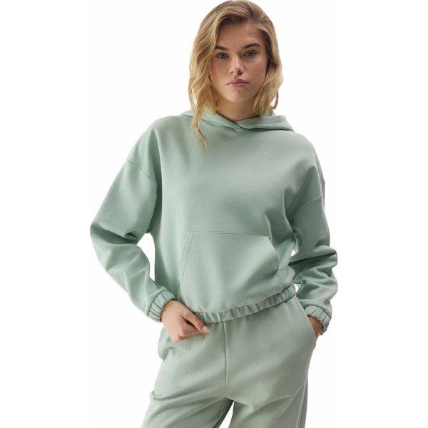 Bluza damska 4FWSS24TSWSF1057 4F - jasna zieleń