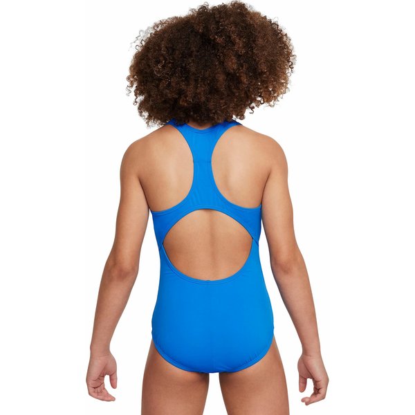 Strój kąpielowy dziewczęcy Racerback Nike Swim - niebieski