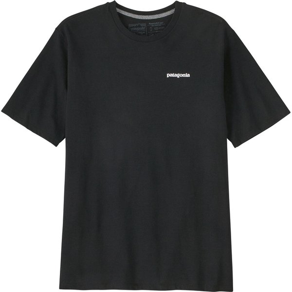 Koszulka męska P-6 Logo Responsibili Tee Patagonia - black