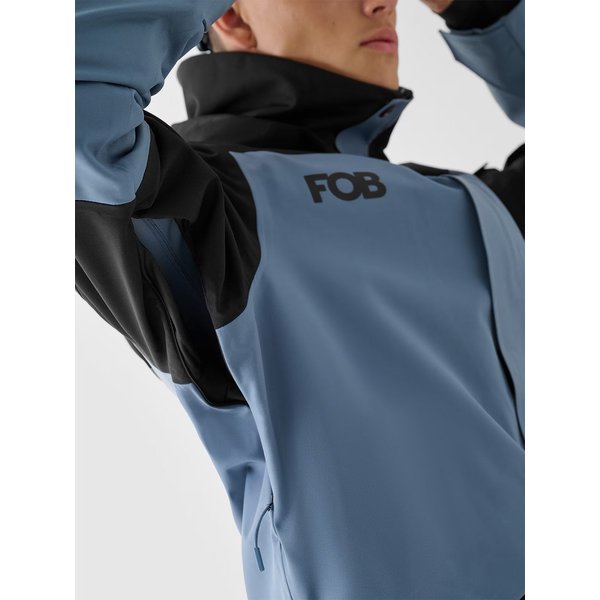 Kurtka snowboardowa męska TTJAM509 4F - denim