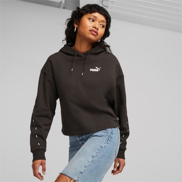 Bluza damska ESS Tape Hoodie FL Puma - czarna