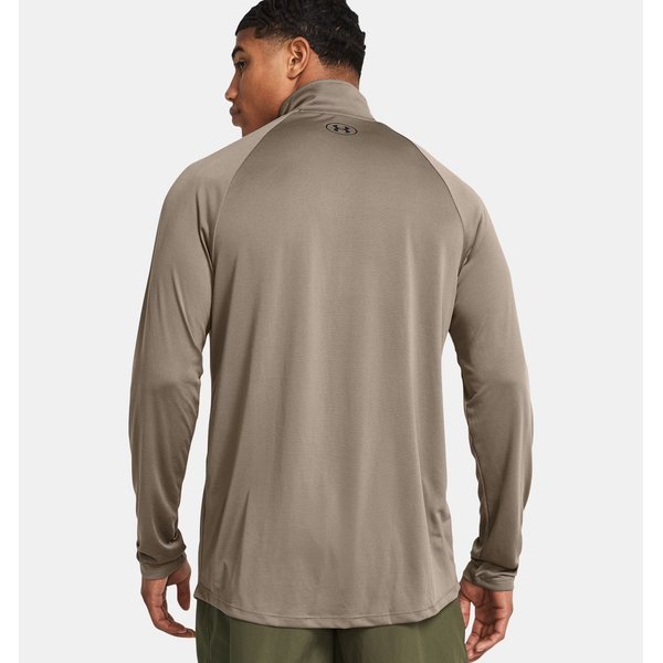 Bluza męska Tech 1/2 Zip Under Armour - Taupe Dusk/Black