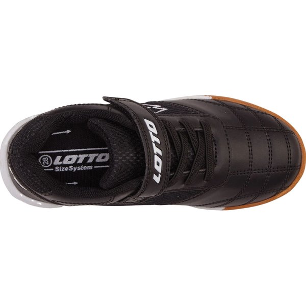 Buty halowe Whizzer T Jr Lotto - black/white