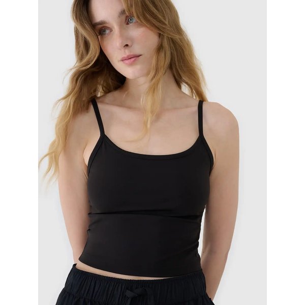 Top damski TSLEF127 4F - głęboka czerń