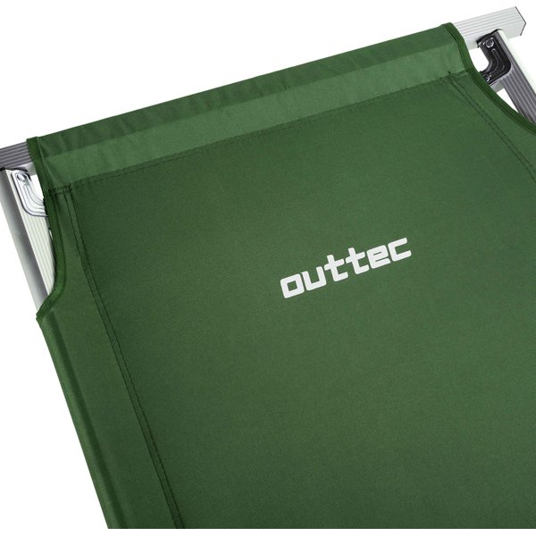 Łóżko turystyczne, polowe Kanadyjka Outtec - ciemny zielony