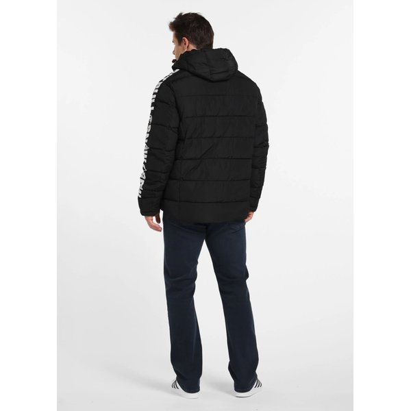 Kurtka puchowa męska Airway 4 Padded Hooded Pitbull West Coast - black