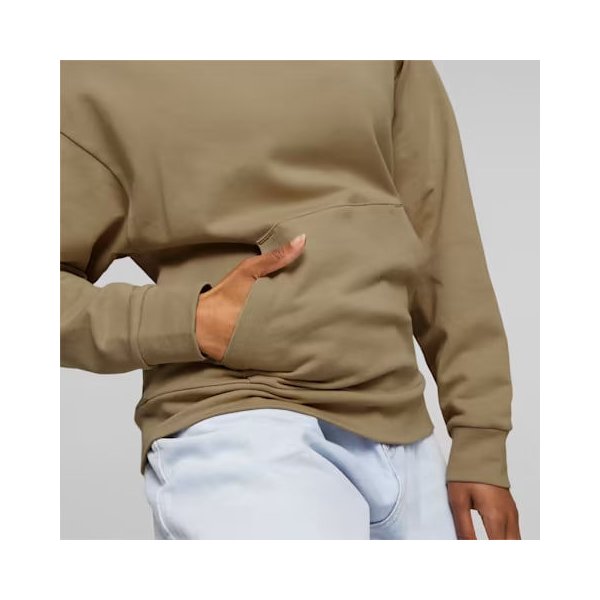 Bluza damska Better Essentials Hoodie TR Puma - brązowa