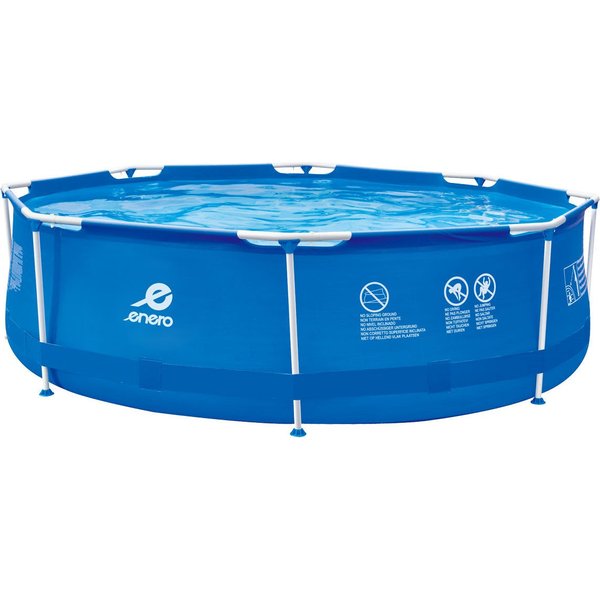 Basen stelażowy 300x76cm z pompą filtracyjną Enero