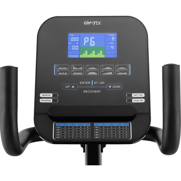 Rower poziomy elektromagnetyczny XBR6000 Gymtek - blue