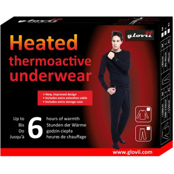 Spodnie ogrzewane elektrycznie GP1 Glovii - granatowe