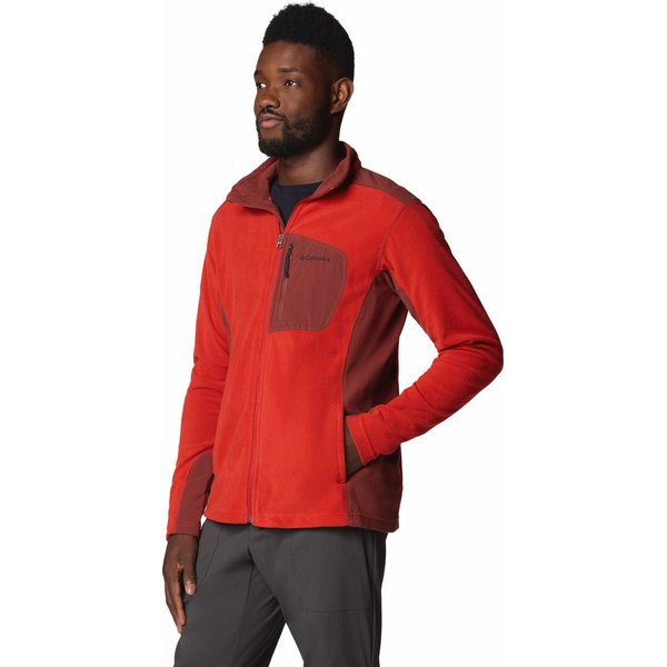 Polar męski Klamath Range Full Zip Columbia - Sail Red, Spice