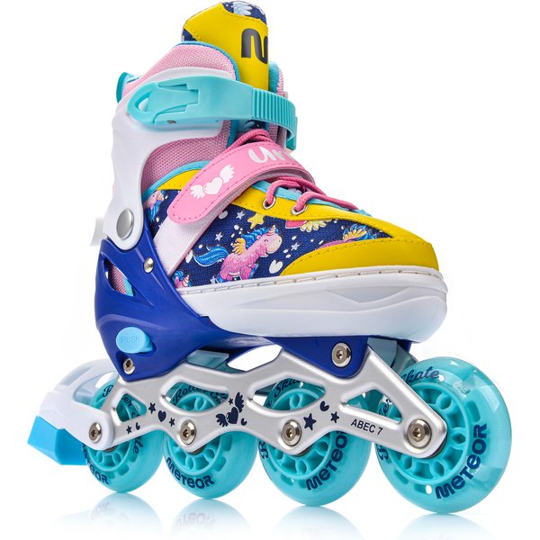 Rolki regulowane z wymienną płozą Unicorn 4w1 Meteor