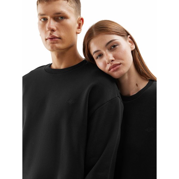Bluza unisex 4FAW23TSWSU703 4F - głęboka czerń