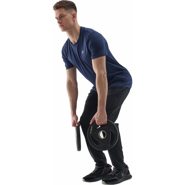 Koszulka męska 4FWSS24TFTSM599 4F - granat melanż