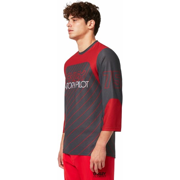 Longsleeve rowerowy męski Seeker '75 Oakley - uniform grey