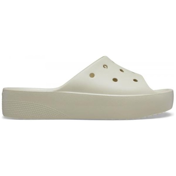 Klapki Classic Platform Slide Crocs - bone