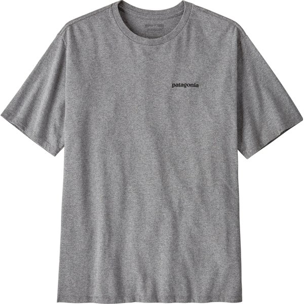 Koszulka męska P-6 Logo Responsibili Tee Patagonia - Gravel Heather