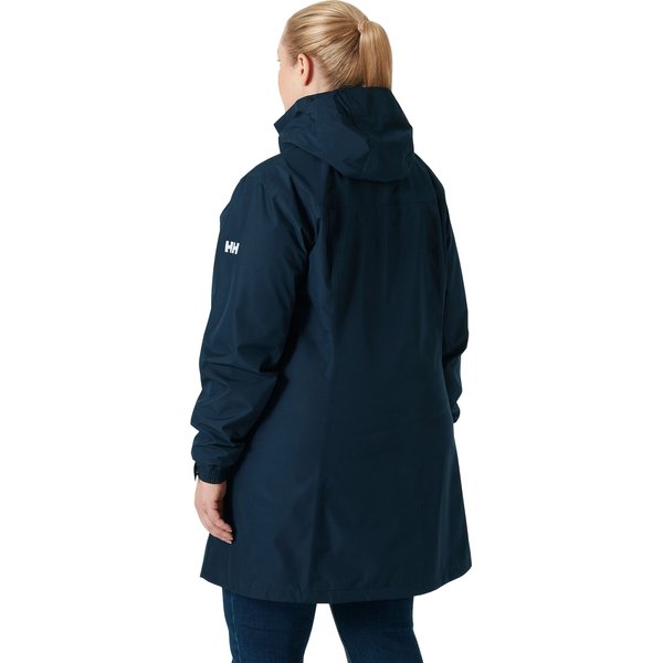 Płaszcz damski Aden Long Rain Helly Hansen - navy