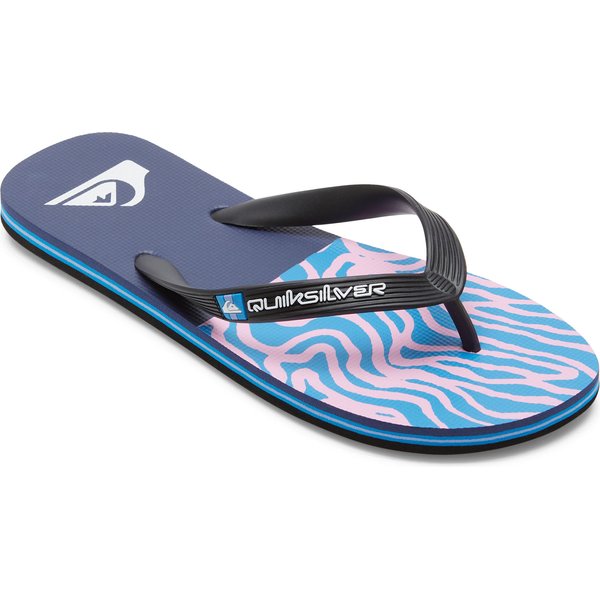 Klapki, japonki Molokai Art II Quiksilver - Black/Blue/Pink