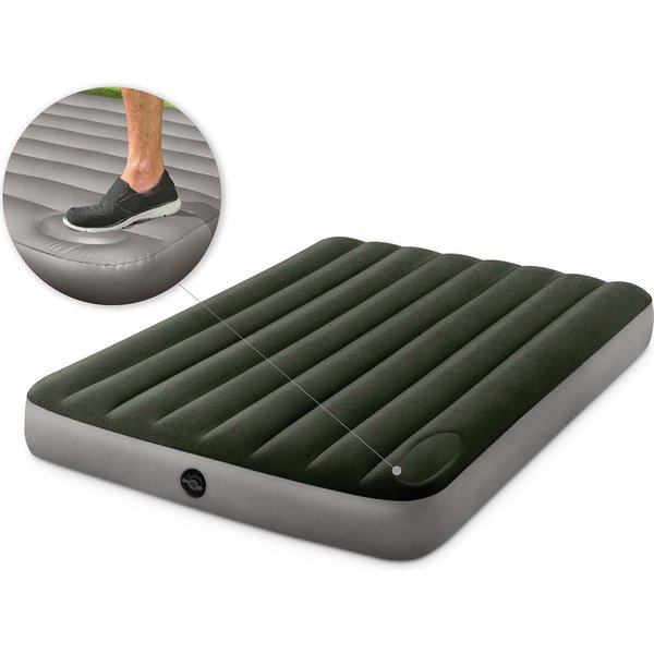Materac dmuchany Dura Beam z pompką nożną 191x137x25cm Intex