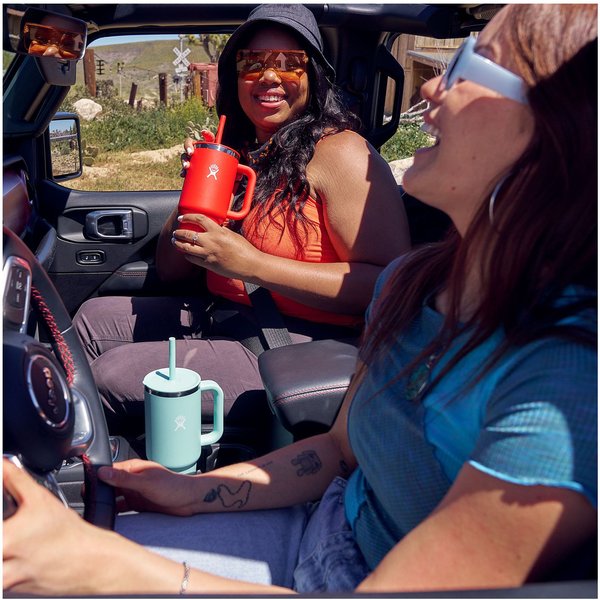 Kubek termiczny ze słomką All Around Travel Tumbler 946ml Hydro Flask - black